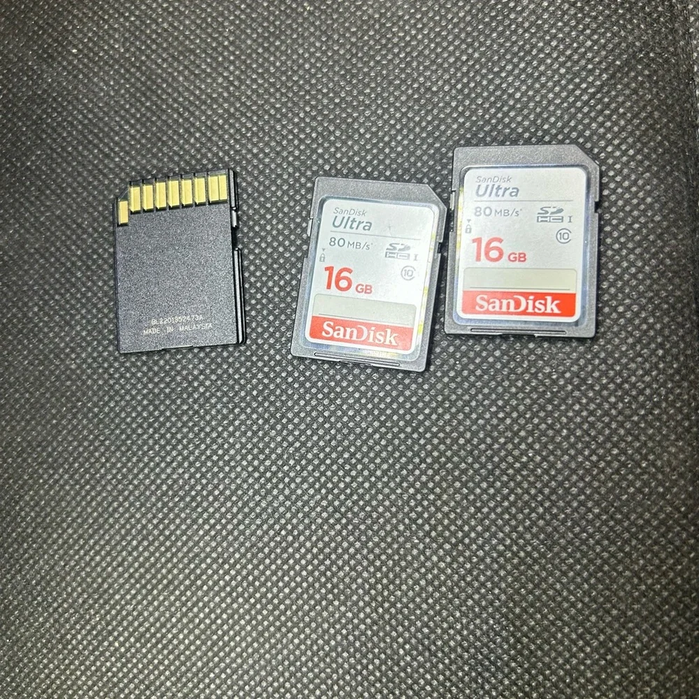 3 PCS Genuine SanDisk 16GB SD Memory card